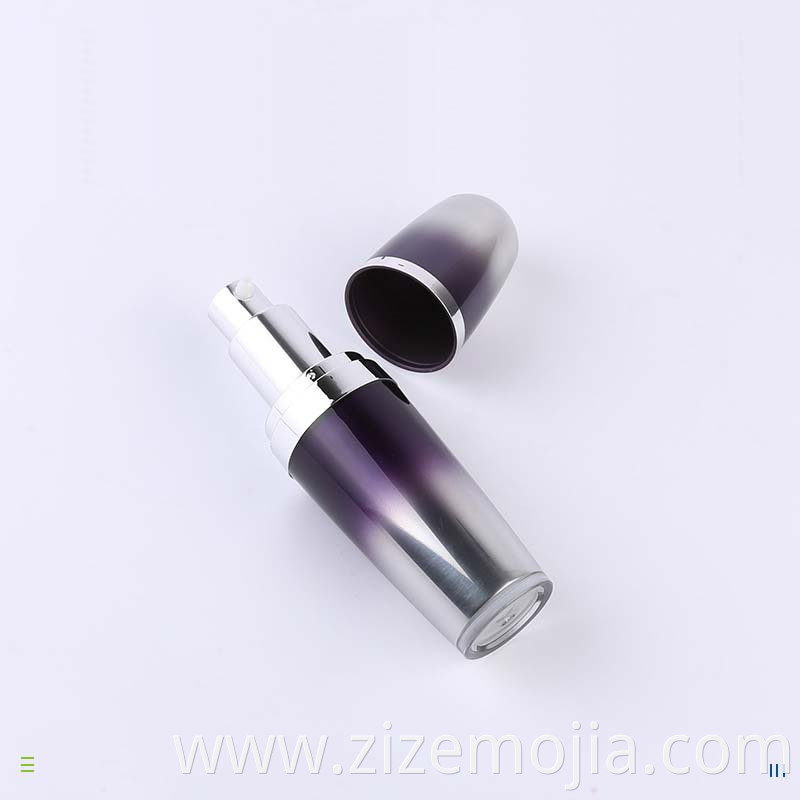 High fashion cosmetic package 30ml 50ml 80ml acrylic bottle display